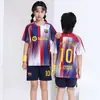 Camisetas de Fútbol Barcelona Local y Visitante 25-26 para Niños, Números 9, 10, 11, 19, Impresión Digital, Tallas 14-30