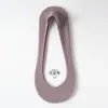 Meias invisíveis de verão novas estilo cruz para mulheres, corte baixo, antiderrapantes de silicone, antiderrapantes, leves, cor sólida, base de algodão
