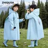 Capa de Chuva Infantil para Alunos do Ensino Fundamental e Médio, Especial para Meninos e Meninas, Roupa Impermeável, Poncho, Capa de Chuva para Bebê com Aba Espessada