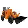 Cargador Eléctrico Pequeño de Comercio Exterior, Cargador Pequeño Diésel Multifuncional para Limpieza de Estiércol Agrícola, Cargador Ahorrador de Tiempo y Mano de Obra