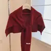 Nuevo Chal Exterior de Punto de Color Puro, Bufanda Versátil para Primavera, Otoño e Invierno, Chal de Lana de Forma de T de Gama Alta al por Mayor