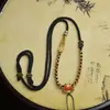Cordón Trenzado Hecho a Mano de Xizang para Colgar Amuleto Budista, Thangka, Colgantes de Jade Hetian, Cordón Ajustable para Colgante