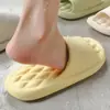Pantuflas de Baño para Mujer Verano Masaje 2026 Nuevo Estilo Interior Hogar Baño Antideslizantes Silenciosas Pareja Chanclas de Eva