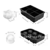 Bandeja de Gelo Quadrada de Silicone com 8 Compartimentos Mais Vendida da Amazon, Forma de Cubos de Gelo com 15 Compartimentos, Caixa de Gelo de Fácil Liberação, Forma de Bolas de Gelo com 6 Compartimentos