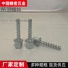Suministro directo de fábrica acero al carbono zinc azul y blanco cabeza de brida punta tornillo autorroscante para techo tornillo para madera para techo tornillo de rosca interna