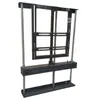 Soporte Elevador de TV Giratorio 360 Grados Mueble de TV Soporte Telescópico Eléctrico Pantalla de Visualización Elevador con Control Remoto Eléctrico
