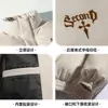 Chaqueta de Gamuza y Algodón Estilo Americano con Cuello Alto Personalizada para Hombre, Abrigo de Algodón Grueso Retro de Invierno, Chaqueta Acolchada Cálida