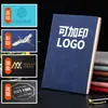 Caderno de couro sensível à pele customizado A5 caderno grosso bloco de notas simples material escolar de recompensa para estudante atacado B5 caderno grande
