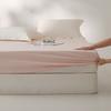 Estilo Japonés Simple Otoño e Invierno Nuevo Colchón Grueso Lijado Color Sólido Colchón de Una Pieza Simmons Funda Protectora Colcha Funda de Almohada