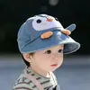 Sombrero de Protección Solar para Niños, Gorra de Malla Fina Transpirable de Verano con Ala Ancha, Gorra de Béisbol para Niños y Niñas, Protección Solar, Estilo Coreano