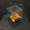 Caja para galletas de grado alimenticio caja de exhibición transparente para mousse con tapa accesorios para hornear caja de embalaje para joyería caja de plástico