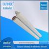 Elemento filtrante dobrável microporoso de 30 polegadas, material PP puro, elemento filtrante de água, elemento filtrante dobrável microporoso, interface de ponta triangular 226