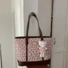 Bolsa Estampa de Leopardo Feminina Grande Capacidade Nova Outono e Inverno 2025 Versátil Casual Bolsa de Ombro Bolsa Tote de Alta Qualidade para o Dia a Dia