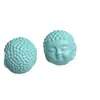 Magnesita Optimizada Segunda Generación Turquesa Azul Cabeza de Buda Sakyamuni Accesorios de Cuentas DIY para Pulsera Hecha a Mano 108 Cuentas de Buda