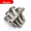 Parafuso carruagem ponte GB12 aço inoxidável 304 rosca completa cabeça pequena cabeça pequena meia redonda pescoço quadrado parafuso carruagem fixo