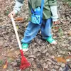Pá de praia grande para crianças, brinquedo de jardinagem, pá pequena de ferro, enxadinha de flor, ancinho, ferramenta de jardim para coletar na praia, conjunto de pás de quatro peças