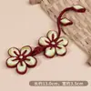 Botones de Cheongsam, Cresta de Gallo, Ramas de Flor de Ciruelo, Flores, Botones Tejidos a Mano, Estilo Étnico Dinastía Han, Traje Tang, Botones Decorativos