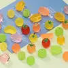 Parche luminoso de dibujos animados huevo bebé diy juguete infantil máquina de muñecas accesorios para el cabello pasador coche resina adornos pequeños venta al por mayor