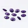 Piedras de vidrio sueltas de color blanco con forma de huevo al por mayor, gemas de vidrio ovaladas con forma de huevo de 2*3-13*18 en grandes cantidades en stock
