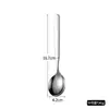 Colher de sopa de aço inoxidável 316, colher de fundo plano, colher redonda, colher pontiaguda, garfo-colher, colher de sopa pequena doméstica, colher de jantar, colher de sopa, colher