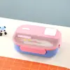 Set Sencillo de Lonchera y Vaso de Agua para Estudiantes, Lonchera para Oficinistas, Apta para Microondas, Lonchera Portátil para Frutas