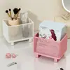 Caja de almacenamiento de mascarillas faciales de gran capacidad, cesta de almacenamiento de cosméticos para lavabo de baño, estante para productos de cuidado de la piel de escritorio para baño