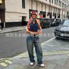 Jeans da Moda para Garotas Quentes Feminino Verão 2024 Novos Calças Retas Emagrecedoras Moda de Rua Americana Marca Tendência Calças Femininas