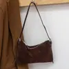 Bolso de Piel de Vaca Mate para Mujer, Bolso Cruzado, Nuevo Estilo Vintage 2026, Bolso de Hombro Underarm de Gamuza de Piel Genuina de Lujo Ligero para Mujer