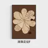 Pintura Decorativa Floral Vintage de Flores para Sala de Estar, Arte de Pared Vertical de Entrada de Alta Gama, Pintura de Pared Minimalista de Pie