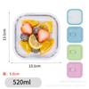 Caja de comida para bebé se puede cocinar mini pequeña capacidad portátil resistente a altas temperaturas apto para microondas vajilla tazón fresco