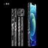 Película de Marco de Diamante para iPhone17 Adecuada para Apple 14Promax Pegatina de Borde Mate Película de Borde 13 Película para Lente 15 Pegatina 16