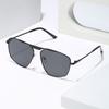 Gafas de Sol Metálicas de Lente Única Irregulares Transfronterizas para Hombre Gafas de Sol para Mujer Protección UV Gafas de Sol