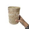 Cubo para Té, Cubo de Bambú, Empaque de Regalo, Cesta de Bambú, Caja de Regalo Souvenir, Pastel de Luna del Festival de Mediados de Otoño