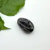 Pingente Gota d'Água Estilo Europeu e Americano Cristal Natural Ágata Pedra Bruta Oval 2,0mm Furo Lateral Colar Pingente DIY Jade