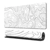 Alfombrilla de ratón con textura abstracta más vendida de Amazon, Alfombrilla de ratón con contorno de textura de línea, Esterilla de escritorio con borde de bloqueo de onda