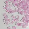 10mm Pequenas Pétalas de Flor de Cerejeira de Vidro Peças de Flores de Vidro DIY Estilo Antigo Flor de Cinco Pétalas Grampo de Cabelo Acessório de Cabelo Materiais para Miçangas Venda por Atacado