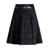 Moderna falda plisada de cuadros para mujer, nueva colección otoño 2026, de cintura alta, corte A, elegante, adelgazante y rejuvenecedora, moderna