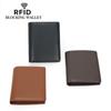 Comercio exterior nueva billetera de cuero para hombre fábrica mayoreo rfid multifuncional vertical con monedero entrega en una pieza