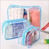 Bolsa de Cosméticos de PVC Engrosado Estilo K Gran Capacidad Bolsa de Cosméticos de Viaje Impermeable a Prueba de Polvo Neceser Cosméticos Bolsa de Cosméticos