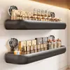 Estante de especias para cocina con ganchos, para montar en la pared, no requiere taladro, para almacenar aceite, sal, salsa y vinagre