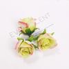 Nova rosa pequena flor DIY flor de seda flor de imitação botão de rosa cabeça de flor flor de casamento