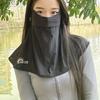 Azul escuro azul claro * proteção solar de verão véu longo proteção UV guarda-sol máscara de condução ao ar livre máscara facial proteção para o pescoço