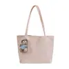 Bolsa de Lona de Nylon de Grande Capacidade Feminina 2026 Nova Versátil Fashionável Bolsa Feminina Bolsa Tote Casual Bolsa de Ombro Único para Viagem