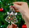 Decoraciones Decoración de Navidad Accesorios Entusiastas Boston Mascota Perro Colgante Acrílico Regalo Árbol de Navidad Perro