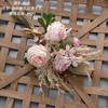 Senyu Viento Cálido Lu Lian Atado a Mano Decoración para el Hogar Diseño Floral Ramo de Flores para Boda Decoración de Pared CF02044