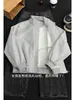 Chaqueta de Vuelo Patchwork Desconstruida de Marca de Moda Estilo Americano para Hombre, Nuevo Estilo Primavera, Fresca y Holgada Casual Versátil Chaqueta de Trabajo