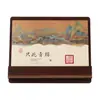 Calendário de mesa de madeira estilo chinês 2027, ornamento de calendário requintado para mesas de escritório, presentes empresariais e corporativos, calendário de mesa personalizado com ilustrações