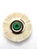 Pincel de 48mm, pincel de lã branca, cerdas pretas, pincel pequeno,