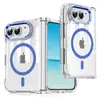 Para iPhone Duo Funda de Teléfono Transparente Apple 18 Pantalla Plegable Dos en Uno Magnética Anti-caídas Funda Protectora