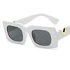 Gafas de sol decorativas cuadradas V transfronterizas 2023 nuevas personalidad europea y americana retro montura pequeña gafas hot girl Street Beat